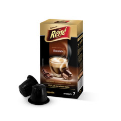 René Espresso káva příchuť Chocolade kapsle pro Nespresso 10 ks